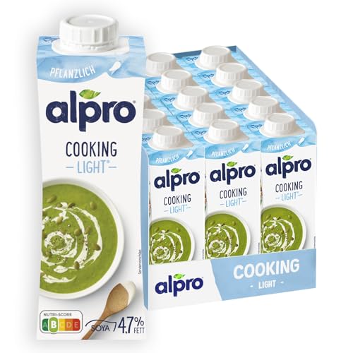 Alpro Soja - Kochcréme Cuisine light, 15er Pack (15 x 250 ml) von Alpro