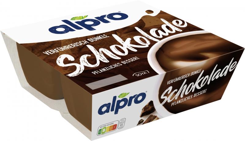 Alpro Soja-Dessert Dunkle Schokolade Feinherb UHT vegan von Alpro