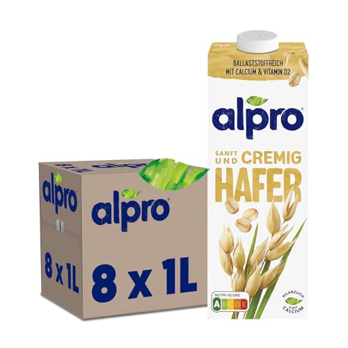 Alpro Haferdrink Original Natur Pflanzlicher Drink Vegan 8x1L von Alpro