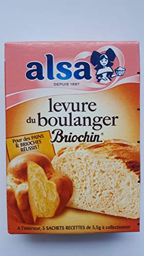 Alsa Levure du boulanger Briochin - Les 5 sachets, 28g von Alsa