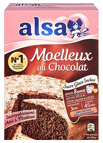 Alsa Préparation Gâteau Moelleux Chocolat (lot de 2) von Alsa