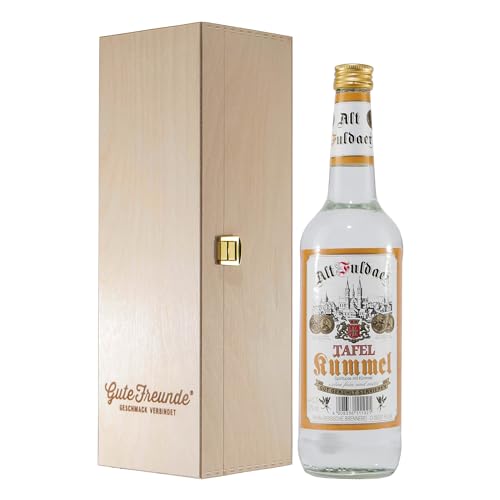 Alt Fuldaer Tafel-Kümmel-Likör mit Geschenk-Holzkiste Alt Fuldaer Tafel-Kümmel-Likör mit Geschenk-Holzkiste von Alt Fuldaer