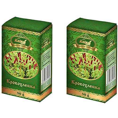 Großer Wiesenknopf Tee 2er Pack (2x50g) Altai Kräuter Teegetränk Kräutertee кровохлёбка von Altai