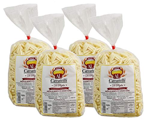 Frische Cavatelli Nudeln aus Italien 4 x 500g - trafila in bronzo - cavo pasta - capunti - kleine muschelförmige Nudeln Frische Cavatelli Nudeln aus Italien 4 x 500g - trafila in bronzo - cavo pasta - capunti - kleine muschelförmige Nudeln von Altapasta