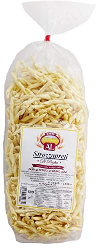 Frische Strozzapreti (Priesterwürger) Nudeln aus Italien 500g - Original Strozzapreti Pasta - trafila in bronzo - Handwerkliche Verarbeitung von Altapasta