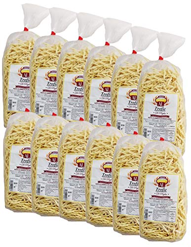 Frische Trofie Nudeln aus Italien 12 x 500g - trafila in bronzo - Trofiette Frische Trofie Nudeln aus Italien 12 x 500g - trafila in bronzo - Trofiette von Altapasta