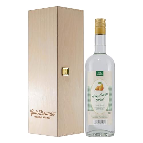 Alte Mühle Birnen - Schnaps mit Geschenk-Holzkiste Alte Mühle Birnen - Schnaps mit Geschenk-Holzkiste von Alte Mühle