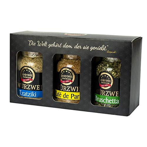 Altenburger Original Senfonie Premium 3er Box Dips, Geschenk-Box mit drei Premium Gewürzen von Altenburger Original