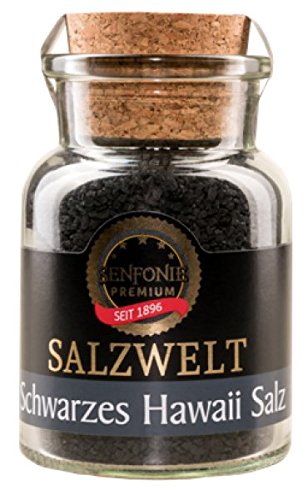 Altenburger Original Senfonie Premium Schwarzes Hawaiisalz, 180g im Korkenglas, mildes und natürlich gewonnenes schwarzes Salz von Altenburger Original