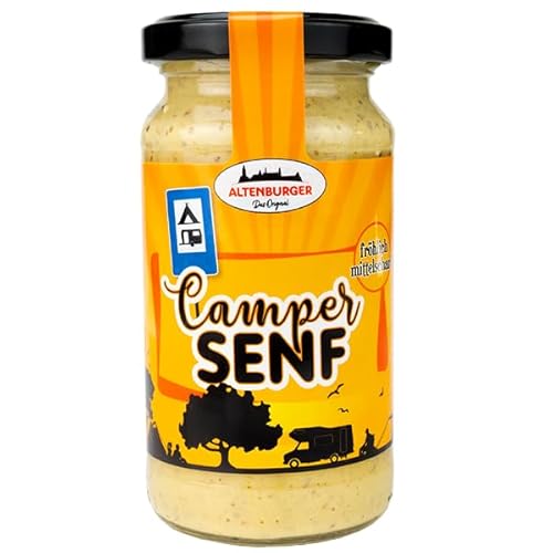 Camper Senf - fröhlich mittelscharf (200ml Glas) von Altenburger Original