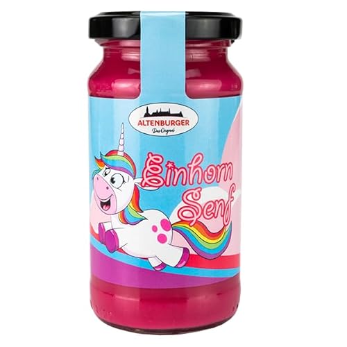 Einhorn Senf - pinker Senf von Altenburger Original