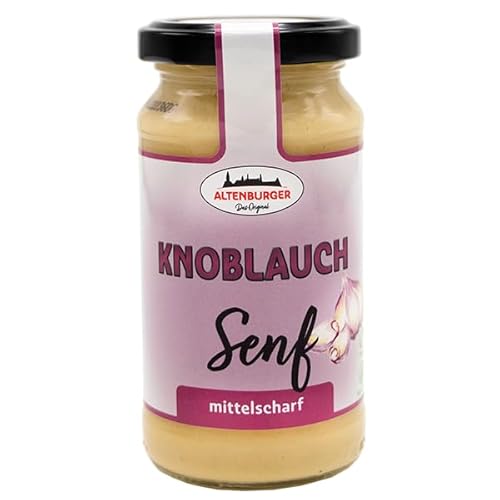 Knoblauchsenf (200ml Glas) von Altenburger Original