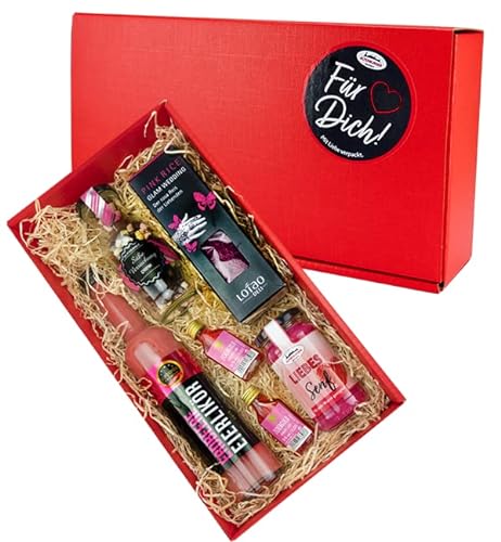 Muttertagsbox - Geschenk zum Muttertag gefüllt mit Senf, Sekt, Süßigkeiten & Eierlikör von Altenburger Original