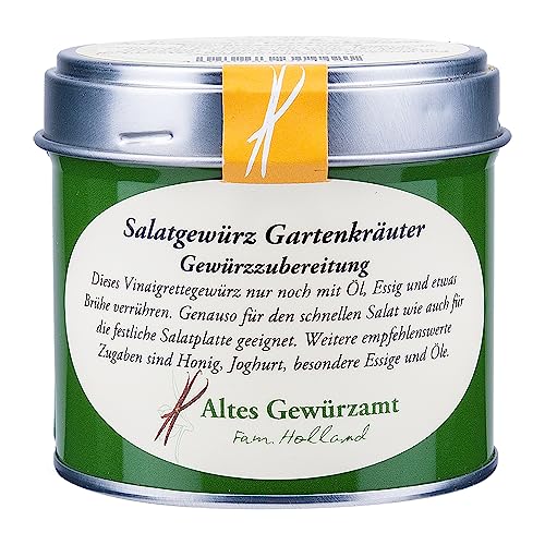 Altes Gewürzamt - Salatgewürz Gartenkräuter, Gewürzzubereitung Dose 90 g von Altes Gewürzamt Ingo Holland