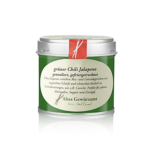 Chili Jalapeno, grün, gefriergetrocknet, Altes Gewürzamt, 10 g von Altes Gewürzamt GmbH