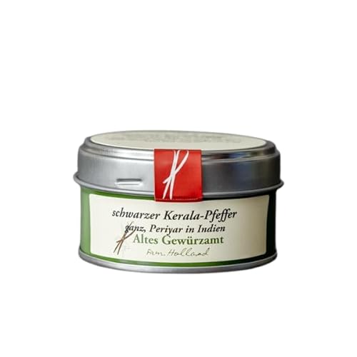 Altes Gewürzamt - 31255 schwarzer Kerala-Pfeffer - Halbe Portion 30 Gramm von Altes Gewürzamt Ingo Holland