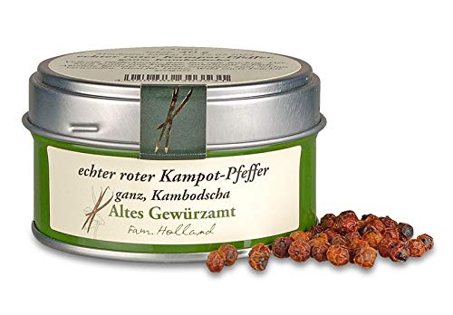 Altes Gewürzamt Kampot Pfeffer rot Kambodscha 40 g Gold Edition - Ingo Holland von Altes Gewürzamt Ingo Holland