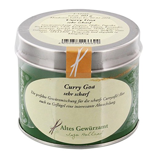 Altes Gewürzamt Gewürz Curry Goa sehr scharf, 70gr Altes Gewürzamt Gewürz Curry Goa sehr scharf, 70gr von Altes Gewürzamt