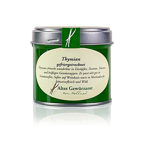 Altes Gewürzamt Gewürz Thymian gefriergetrocknet, 10 Gramm - Ingo Holland Altes Gewürzamt Gewürz Thymian gefriergetrocknet, 10 Gramm - Ingo Holland von Altes Gewürzamt
