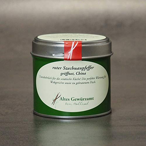 Altes Gewürzamt Szechuanpfeffer rot Gewürz - Ingo Holland Gewürzdose von Altes Gewürzamt