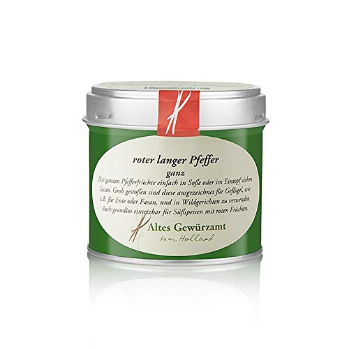 Altes Gewürzamt roter langer Pfeffer ganz Kambodscha 60 g - Ingo Holland Altes Gewürzamt roter langer Pfeffer ganz Kambodscha 60 g - Ingo Holland von Altes Gewürzamt
