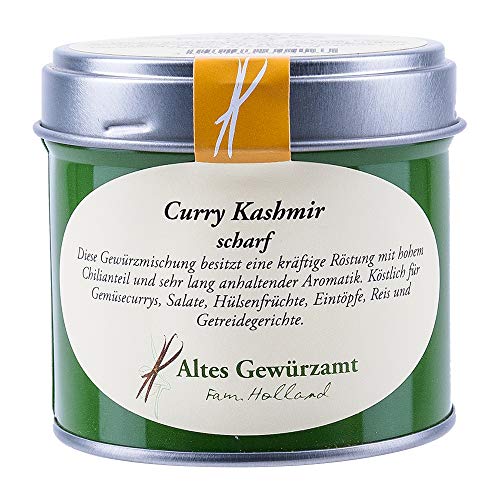 Altes Gewürzamt - Curry Kashmir scharf, Gewürzmischung Dose 65g von Altes Gewürzamt