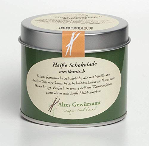 Heiße Schokolade"mexikanisch", mit Rohrzucker, Vanille, Chili, Altes Gewürzamt Ingo Holland, 120 g Heiße Schokolade"mexikanisch", mit Rohrzucker, Vanille, Chili, Altes Gewürzamt Ingo Holland, 120 g von Altes Gewürzamt