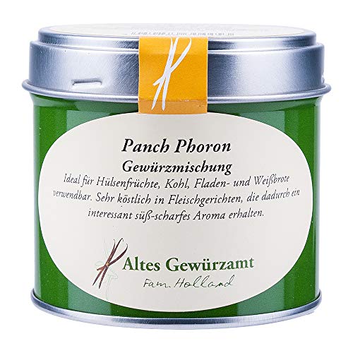 FVLFIL Panch Phoron, Indische Gewürzmischung für Gemüse/Fleisch/Fisch, Altes Gewürzamt Ingo Holland, 90 g von Altes Gewürzamt