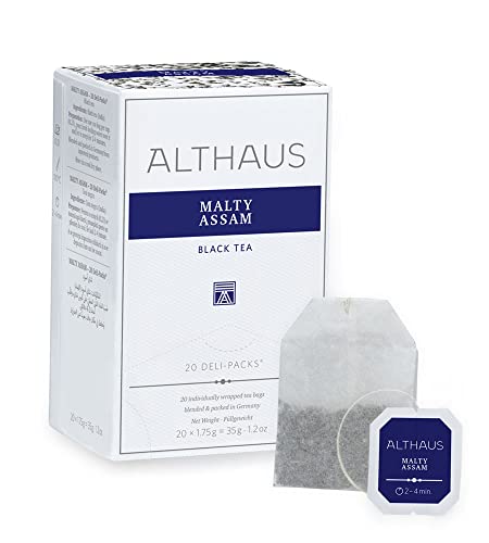 Althaus Tee MALTY ASSAM 20 x 1,75g ⋅ Schwarzer Tee im klassischen Teeaufgussbeutel ⋅ DELI PACK von Althaus