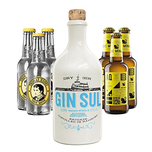 Gin Sul & Thomas Henry + Aqua Monaco Set von Altonaer Spirituosen Manufaktur/Thomas Henry/Aqua Monaco