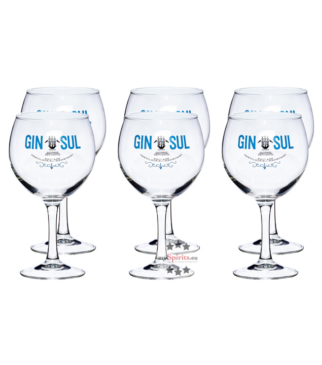 6 x Gin Sul Glas von Altonaer Spirituosen Manufaktur