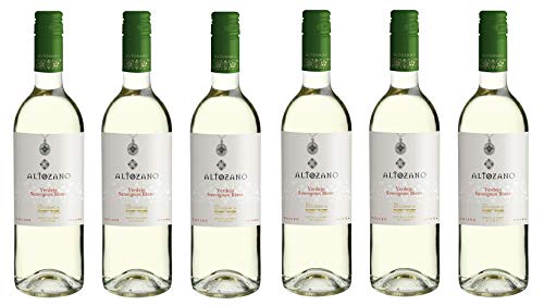 6x 0,75l - 2023er - Altozano - Blanco - Verdejo & Sauvignon Blanc - Vino de la Tierra de Castilla I.G.P. - Spanien - Weißwein trocken 6x 0,75l - 2023er - Altozano - Blanco - Verdejo & Sauvignon Blanc - Vino de la Tierra de Castilla I.G.P. - Spanien - Weißwein trocken von Altozano