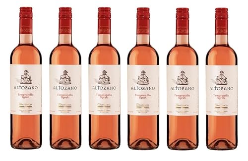 6x 0,75l - 2023er - Altozano - Rosado - Tempranillo & Syrah - Vino de la Tierra de Castilla I.G.P. - Spanien - Rosé-Wein trocken 6x 0,75l - 2023er - Altozano - Rosado - Tempranillo & Syrah - Vino de la Tierra de Castilla I.G.P. - Spanien - Rosé-Wein trocken von Altozano