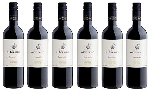 6x 0,75l - 2023er - Altozano - Tinto - Tempranillo - Vino de la Tierra de Castilla I.G.P. - Spanien - Rotwein trocken 6x 0,75l - 2023er - Altozano - Tinto - Tempranillo - Vino de la Tierra de Castilla I.G.P. - Spanien - Rotwein trocken von Altozano