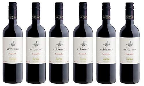 6x 0,75l - Altozano - Tinto - Tempranillo - Vino de la Tierra de Castilla - Spanien - Rotwein trocken von Altozano