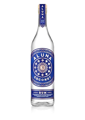 Aluna ALUNA Coconut Rum | Entdecke die volle Kraft der Kokosnuss | Cremig, weich und frisch | Perfekt für leckere Daiquiris & Coladas | 1 x 700 ml von Aluna Coconut