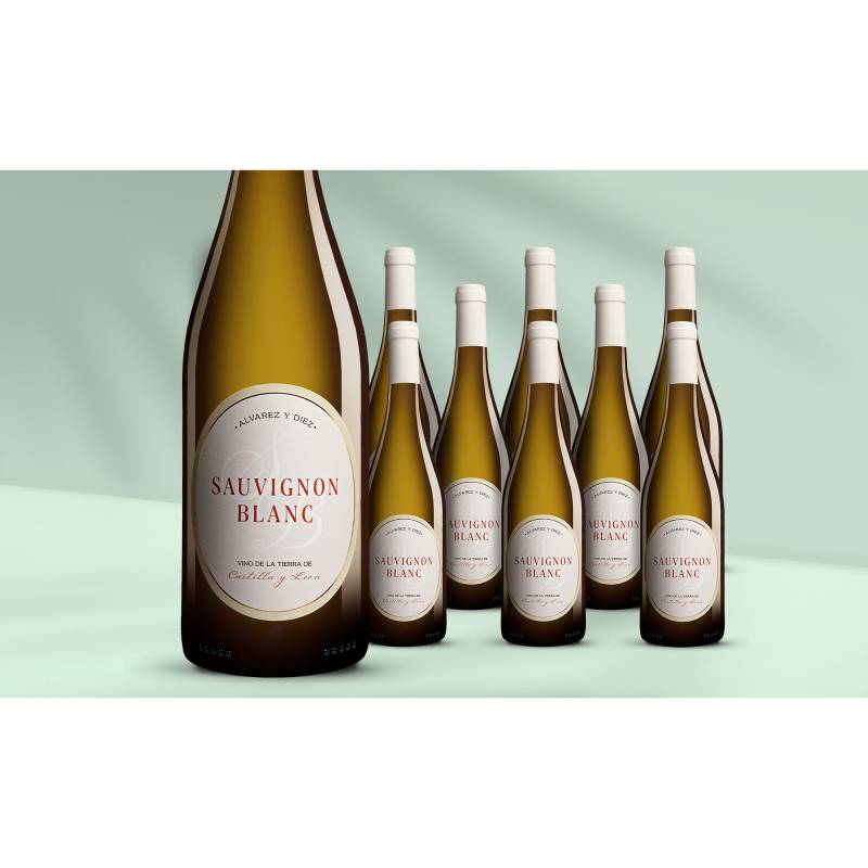 Alvarez y Diez Sauvignon Blanc 2024  6.75L 12.5% Vol. Weinpaket aus Spanien von Álvarez y Díez