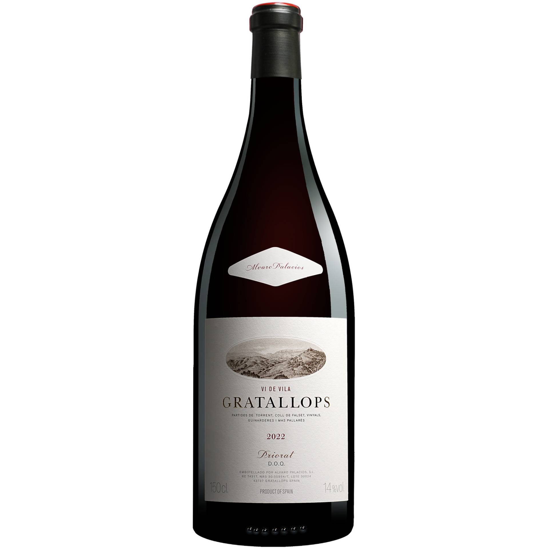 Palacios Priorat »Gratallops Vi de Vila« - 1,5 L. Magnum 2022 1.5L 14% Vol. Rotwein Trocken aus Spanien Palacios Priorat »Gratallops Vi de Vila« - 1,5 L. Magnum 2022 1.5L 14% Vol. Rotwein Trocken aus Spanien von Álvaro Palacios