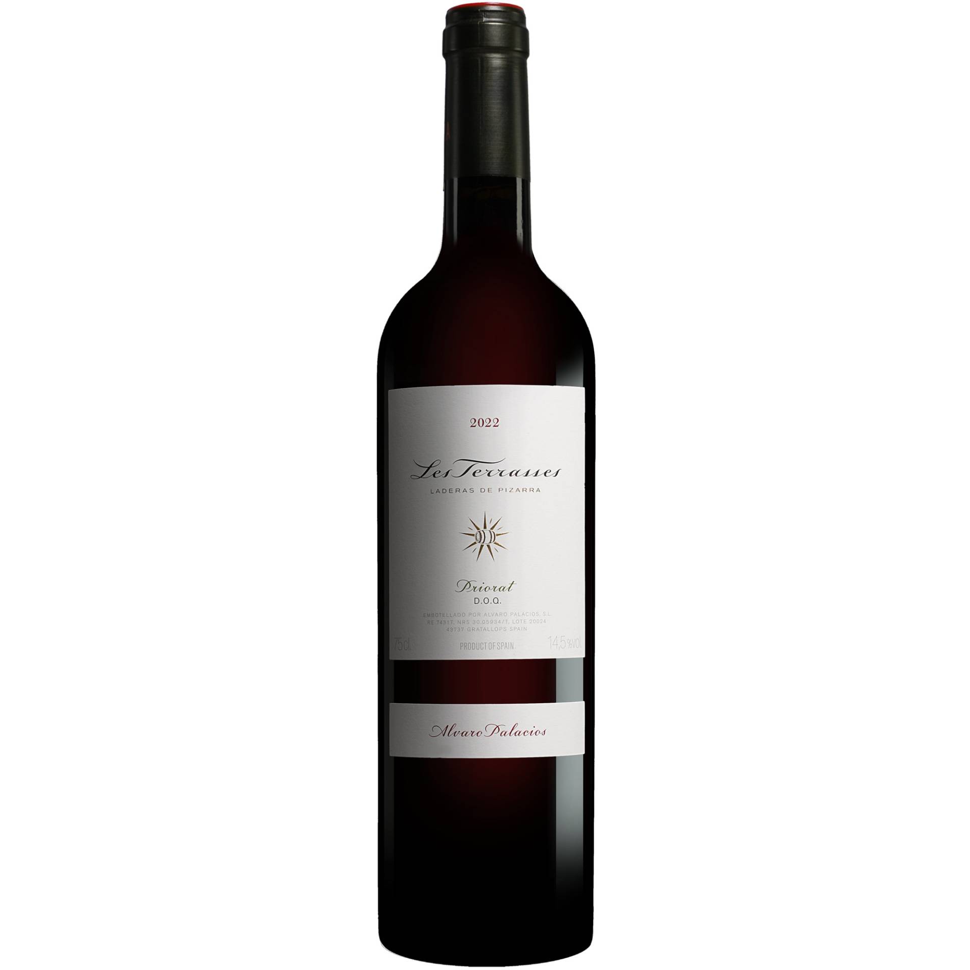 Palacios Priorat »Les Terrasses« 2022 0.75L 14.5% Vol. Rotwein Trocken aus Spanien Palacios Priorat »Les Terrasses« 2022 0.75L 14.5% Vol. Rotwein Trocken aus Spanien von Álvaro Palacios