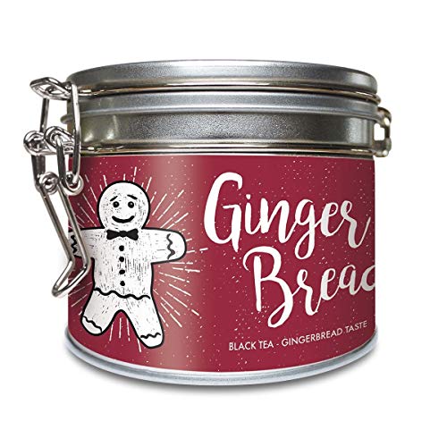 "Gingerbread" Loser Schwarztee mit Lebkuchen Geschmack - Schwarzer Tee Lose in Dose – ca. 40 Tassen (100 Gramm) von alveus von Alveus
