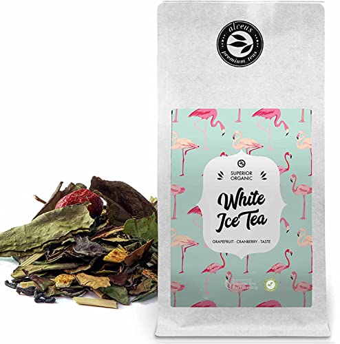 White Eistee Lose Bio Grapefruit Cranberry - mit Weißer Tee Pai Mu Tan, Grüntee, Zitronengras u. weitere Zutaten, 100 Gramm von alveus Ice Tea White Eistee Lose Bio Grapefruit Cranberry - mit Weißer Tee Pai Mu Tan, Grüntee, Zitronengras u. weitere Zutaten, 100 Gramm von alveus Ice Tea von Alveus