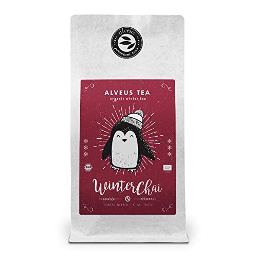 "Winter Chai“ Chai Tee lose Bio, Kräutertee ohne Aroma mit Zimt u. Schwarzer Tee – (ca. 40 Tassen) 100 Gramm von alveus von Alveus