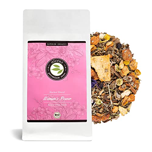 "Women's Power", Chai Tee Lose Bio Koffeinfrei, Kräutertee ohne Aroma u. Ideal für Latte - ca. 35 Tassen (100 Gramm) von alveus von Alveus