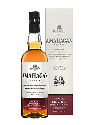 Amahagan World Malt Whisky Edition No.5 SHERRY WOOD Finish 47% Vol. 0,7l in Geschenkbox von Nagahama