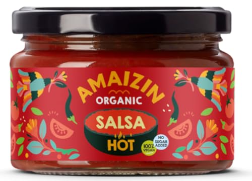 Amaizin Bio Salsa scharf 1x260g - köstlicher BIO Dip hot, alle Zutaten stammen aus biologischem Anbau. Amaizin Bio Salsa scharf 1x260g - köstlicher BIO Dip hot, alle Zutaten stammen aus biologischem Anbau. von Amaizin