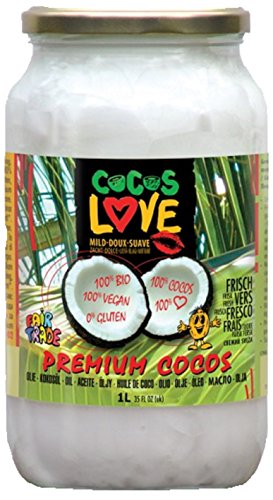 Aman Prana Cocoslove, Premium Kokosöl, 1L von Amanprana