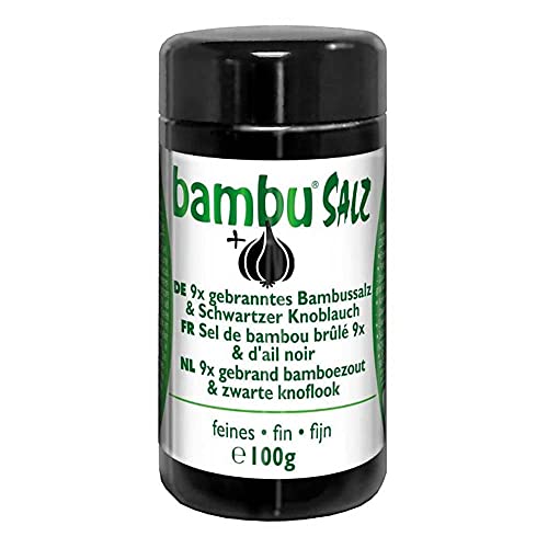 Aman Prana Bambussalz & Schwarzer Knoblauch, 9x gebrannt, 100g von Amanprana