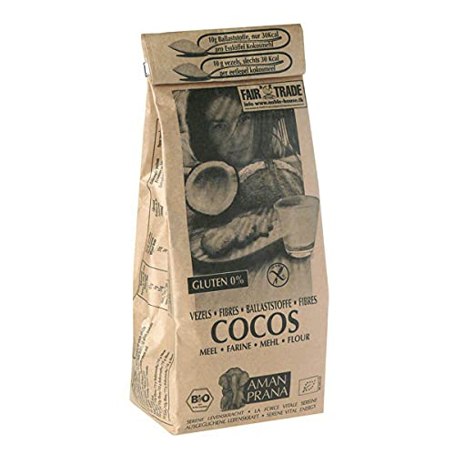 Amanprana - Cocos Kokosfasern Mehl - 500 g - 6er Pack von Amanprana