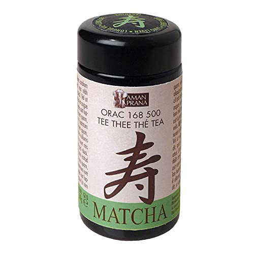 Amanprana - Kotobuki Matcha - kaiserlicher Grüner Tee gemahlen premium quality - 50 g - 4er Pack von Amanprana