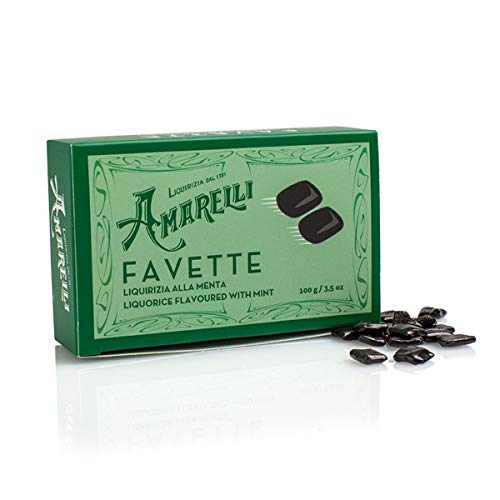 Amarelli - Favette Lakritze mit Minze - 100 gr von Amarelli